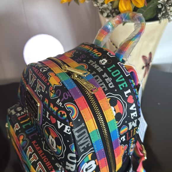 Disney Pride Loungefly Backpack NWT - Picture 5 of 8